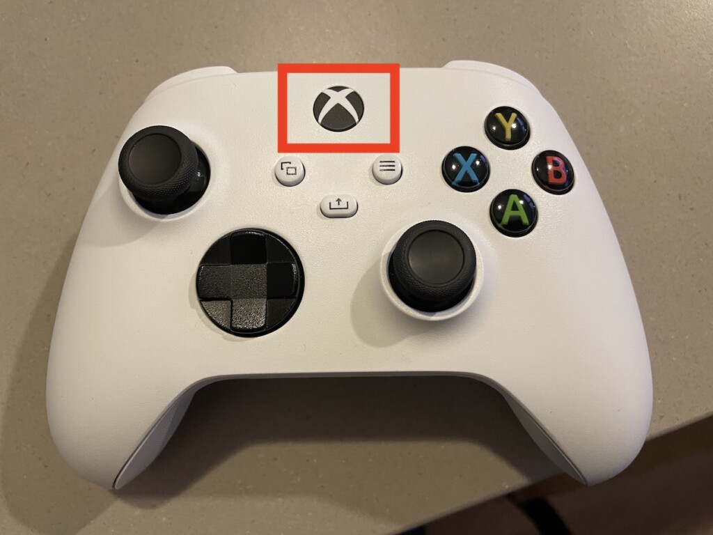 xbox controller xbox button