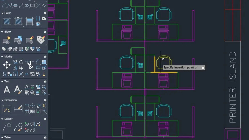 autocad mac 2024 - smart blocks placement