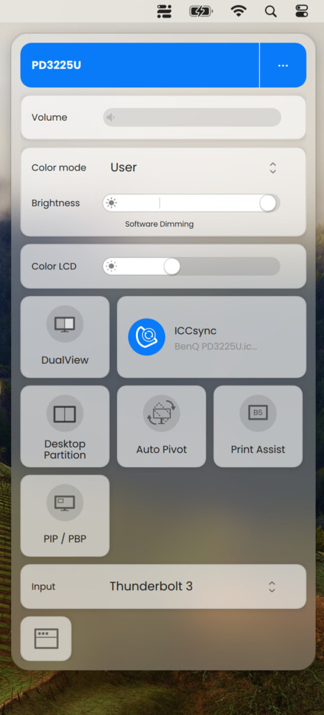 BenQ Display Pilot on Mac
