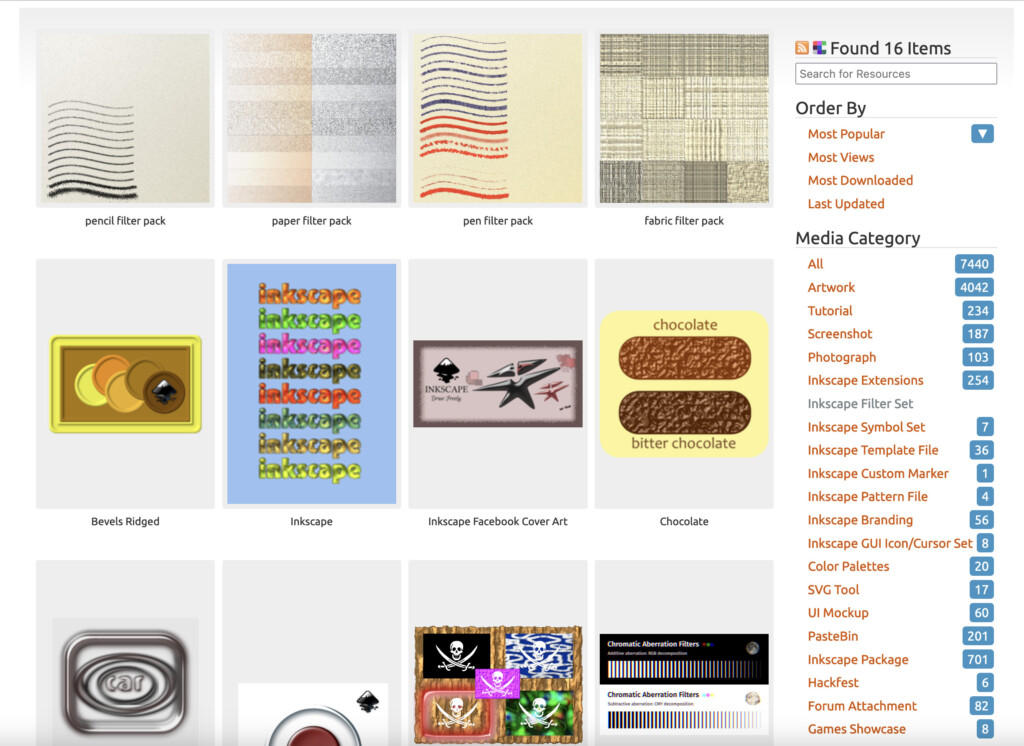 inkscape filters